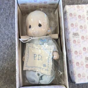 Precious Moments P.D. And Trish 1984 Porcelain Dolls.